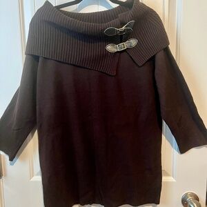Kenneth Cole Reaction Women's Brown Sweater. Size XL